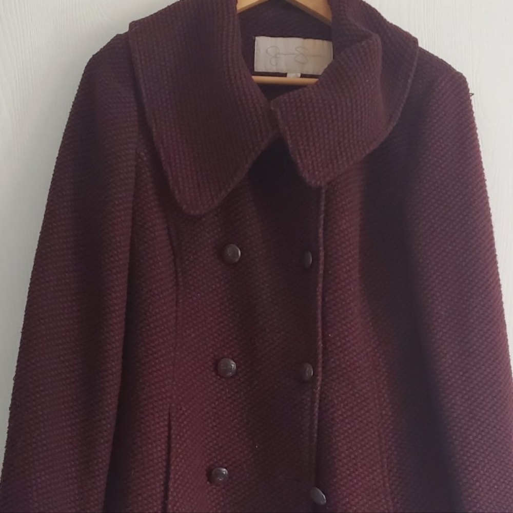 Jessica Simpson peacoat